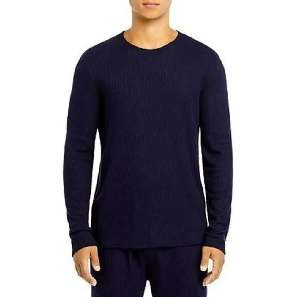 ATM Anthony Thomas Melillo Waffle Knit Long Sleeve Shirt Size XXL (MSRP $165)
